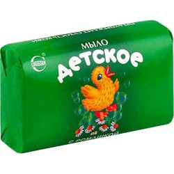 Мыло детское, 100 г с экстрактом ромашки